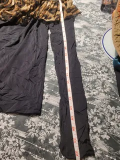 NEW AmyDance Latin Dance Practice Top — Black, Leopard Ruffle Collar — Size S, AmyDance Apparel dancewear piece detail 3