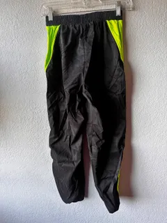 Black Neon Stripe Hip Hop Pants, Weissman dance costume in black and neon detail 2