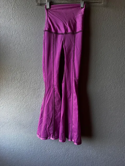 Tiger Friday Purple Flare Dance Pants one-piece