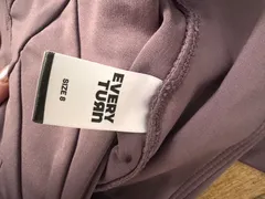 Every Turn Purple Cross Waist Leggings dancewear piece in plum detail 3