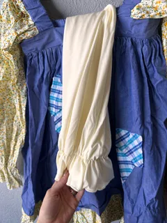 Hard Knock Life Dress, Weissman dance costume in navy and gold detail 2