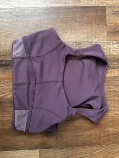 Honeycutt Purple Dance Leotard with Cutouts dancewear piece in plum detail 1