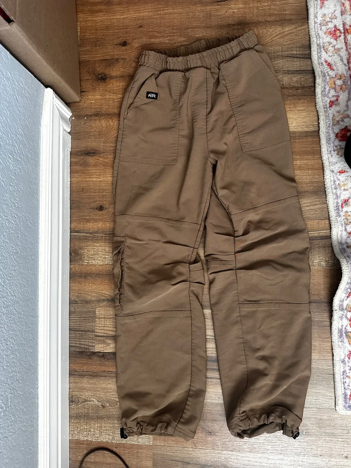 Tan Cargo Pants with Pockets, Tiger Friday dancewear piece
