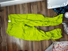 Neon Yellow Dance Sweats dancewear piece in yellow detail 1