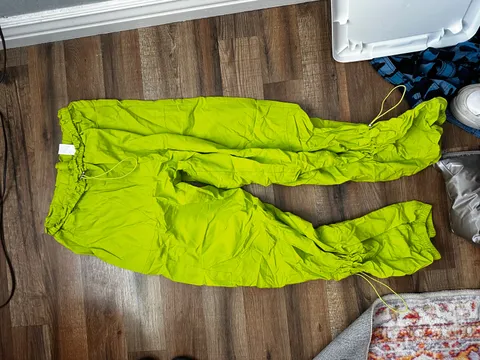 Neon Yellow Dance Sweats one-piece