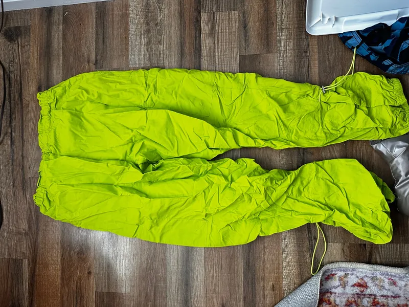 Neon Yellow Dance Sweats dancewear piece in yellow detail 2
